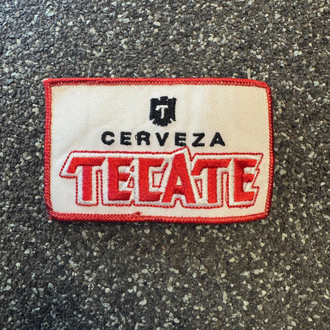 Tecate Cerveza Beer Patch - Vintage