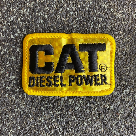 CAT Diesel Power Reflective Patch - Vintage