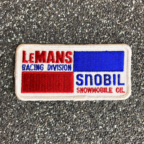 LeMans Snobil Snowmobile Oil Patch - Vintage