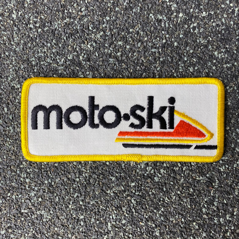 Moto-Ski Snowmobiles Patch - Vintage