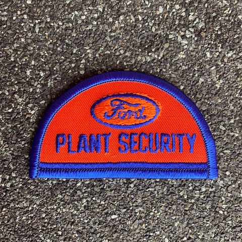 Ford Plant Security Patch - Vintage