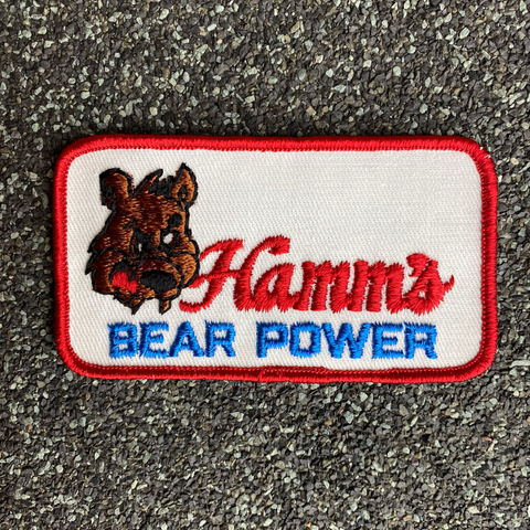 Hamm's Bear Power Beer Patch - New Stock
