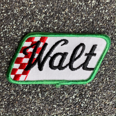 Walt Name Patch - Vintage
