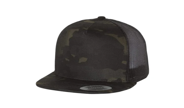 Yupoong 6006 - Classic Flat Bill Snapback - 4 Colorways - 3 MultiCam